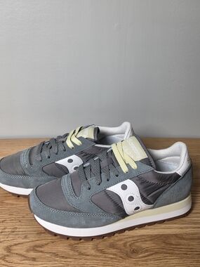 Saucony Jazz Original Men’s 4 Women’s 5.5 Gray Green New